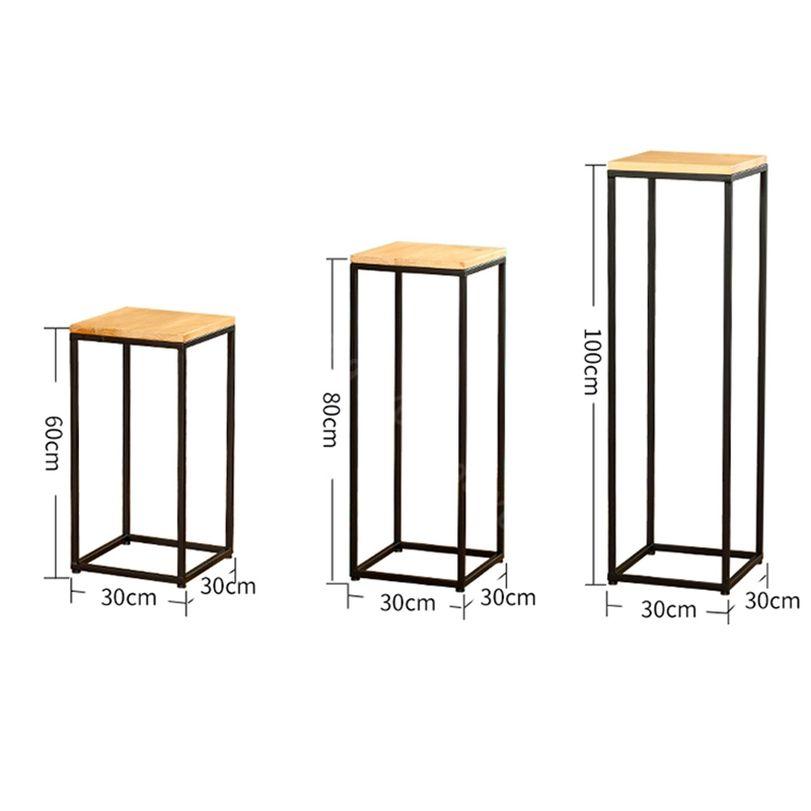 2000円OFFクーポン フラワースタンド タンド 脚付き 木製 アイアン パイン材 Lサイズ 約 W 30cm D30cm H 100cm シェルフ プランターラック フラワーラック サイドテーブル 飾り棚 花台 ミニテーブル RaogtCYU
