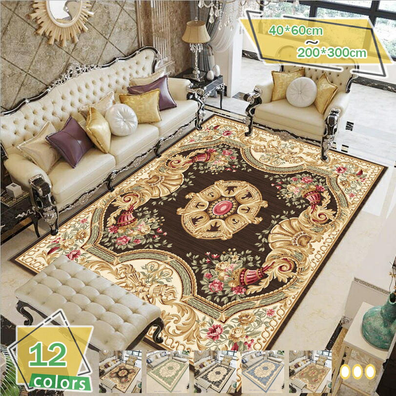 ラグ ペルシャ絨毯風 ラグマット オリエンタル柄 洗える ヴィンテージ風 おしゃれ ラグ 2畳 3畳 約1.5畳 ペルシャ風 マット 夏用ラグ カーペット ヨーロッパ アンティーク風 滑り止め付き 長方形 通年 年中 母の日 新生活 RaogtCYU