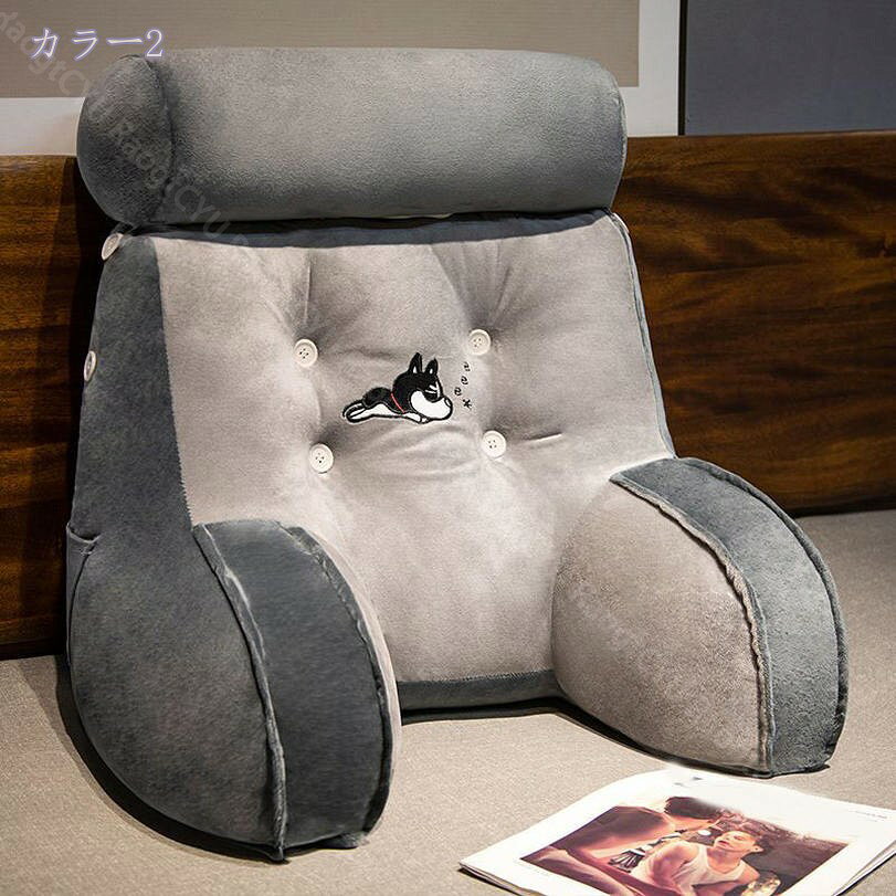 500円OFFクーポン クッション 背もたれ ヘッドボード ソフト 腰部クッション バックレスト ベッドサイド 出窓 疲れにくい ベッド ランバーサポート モダン シンプル 背中クッション 背当て 腰枕 椅子クッション おしゃれ RaogtCYU