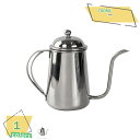 760円OFFクーポン 極細口 ドリッパー コーヒー カフェ コーヒーポット 用品コーヒー器具 おしゃれ シンプル コーヒードリップポット ステンレス製 ミニ ...