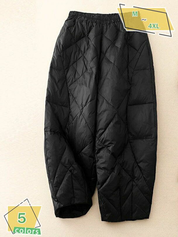 1000円OFFクーポン ダウン 中綿パンツ 防寒 暖パン レディス 軽量 保温性 アウトドア レディース ボトムス キルティングパンツ ウォーキング ボトムス シニア 冬 防寒対策 冷え性対策 秋冬 暖かい RaogtCYU
