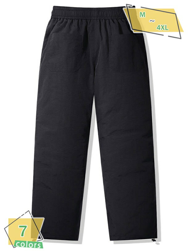 1000円OFFクーポン ダウンパンツ ズボン あったか 暖かい 防寒 ボトムス 冬 カーゴパンツ メンズ 秋冬 ウエストゴム アウトドア トレッキング 男性 防寒着 羽毛 ズボン 防寒 RaogtCYU