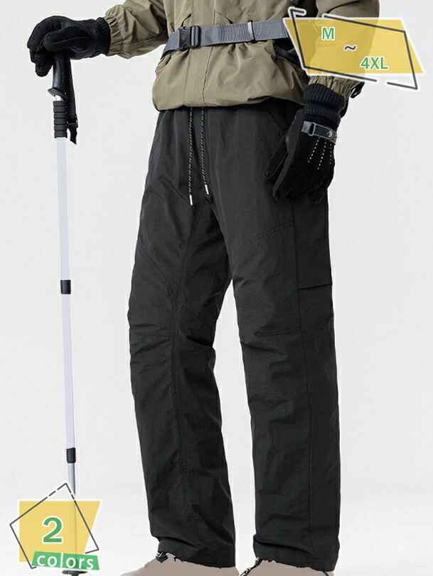 2000円OFFクーポン ダウンパンツ メンズ 暖かい 登山 アウトドア 暖かい あったか 撥水 防水 防寒 冬服 釣り イージーパンツ 雪かき 登山 キャンプ RaogtCYU