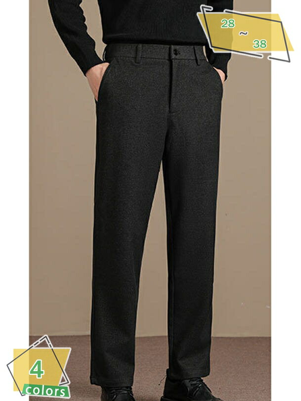 1000円OFFクーポン スラックス メンズ ノータック 厚手 防寒 ビジネス ズボン 秋冬春 パンツ 秋冬 チノパン メンズ ビジネスパンツ スラックス RaogtCYU