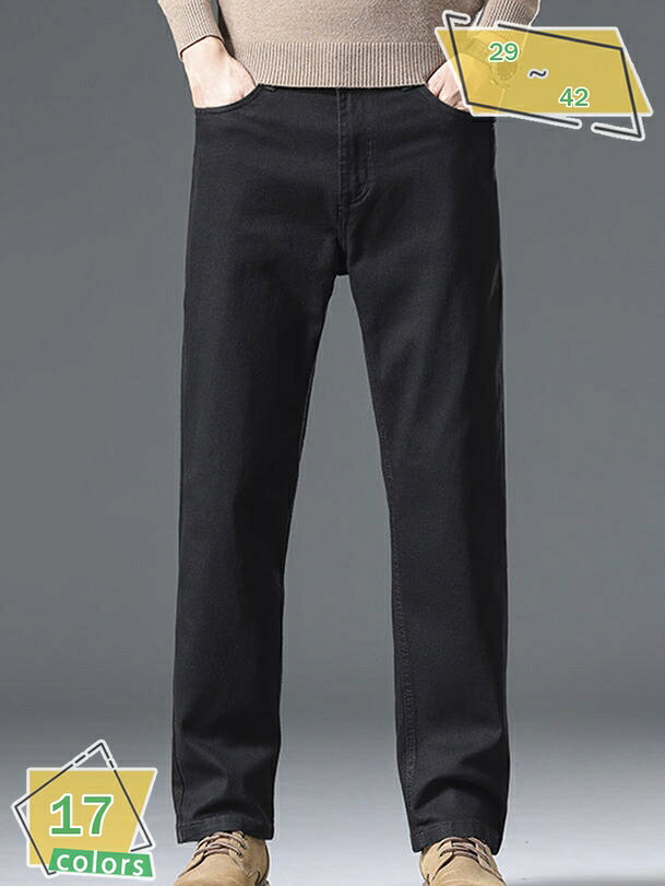 777円OFFクーポン デニムパンツ メンズ 大きいサイズ スリム レギュラーフィット ストレッチ ジーパン ストレート 通勤 ビジネス 紳士 ロングパンツ 秋冬 RaogtCYU