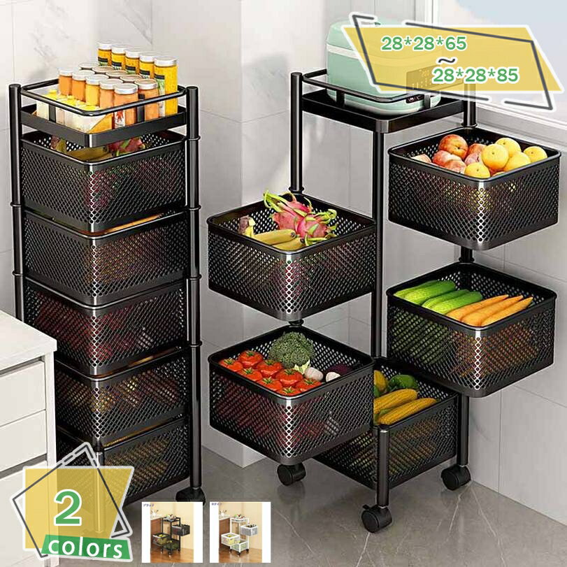 楽天サイバーショップ01ワゴン キッチンワゴン キャスター付き 天板付き スリム 3段 組立不要 回転 多肉棚 サイドワゴン スチールラック 収納ラック キッチン 野菜 収納 ラック 大容量 おしゃれ 庭 部屋 寝室 お菓子 乾物 リビング オフィス バスルーム ベランダ RaogtCYU