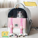 1600円OFFクーポン 猫 キャリー リュック 折りたたみ ペットキャリー バッグ メッシュ窓 通気性 飛び出し 犬 猫 リュック 安定性 きゃりーバッグ 散...