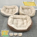 1600円OFFクーポン 犬 ベッド 春 夏 ふわふわ 猫 ベッド ペットベッド 通年 小型犬 中型犬 ペット用 ベッド 形崩れにくい スクエア 丸洗い 通年使...