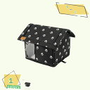 ペットハウス 猫小屋 屋外 防水 外猫ハウス キャットハウス ペットの巣 屋外のペットの家 防寒 断熱 耐磨耗 防水ねこ猫用 折りたたみ式 キャットドッグテント...