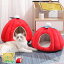 300円OFFクーポン 猫 ベッド ドーム型ベッド ペット用寝袋 猫ハウス 犬小屋 寝袋 ソファ クッション マ..