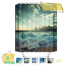 760円OFFクーポン シャワーカーテン 防水 防カビ 120x180cm 半透明 浴室用カーテン バスカーテン ユニットバス 浴室 間仕切り 目隠し バス用品...