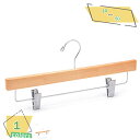 777円OFFクーポン 木製ハンガー 衣類ハンガー 洋服ハンガー 肩幅大きめ スーツ 洋服 ジャケット コート用ハンガー おしゃれ ナチュラル色 10本組セット...