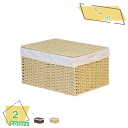 300円OFFクーポン 卓上収納 収納バスケット 手作り 収納かご ナチュラル 天然素材 ボックス キッチン おしゃれ 家庭 ホテル お引越し 環境にやさしい ...