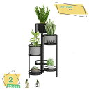 1000円OFFクーポン フラワースタンド アイアン フラワーラック 鉢植え 植木鉢スタンド 植物スタンド飾り台 花収納 プランター 折りたたみ式 スタンド 園...