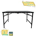 1000円OFFクーポン アウトドアテーブル アルミテーブル キャンプテーブル アウトドア テーブル 折りたたみ アルミフレーム コンパクト 軽量 収納 調理台...