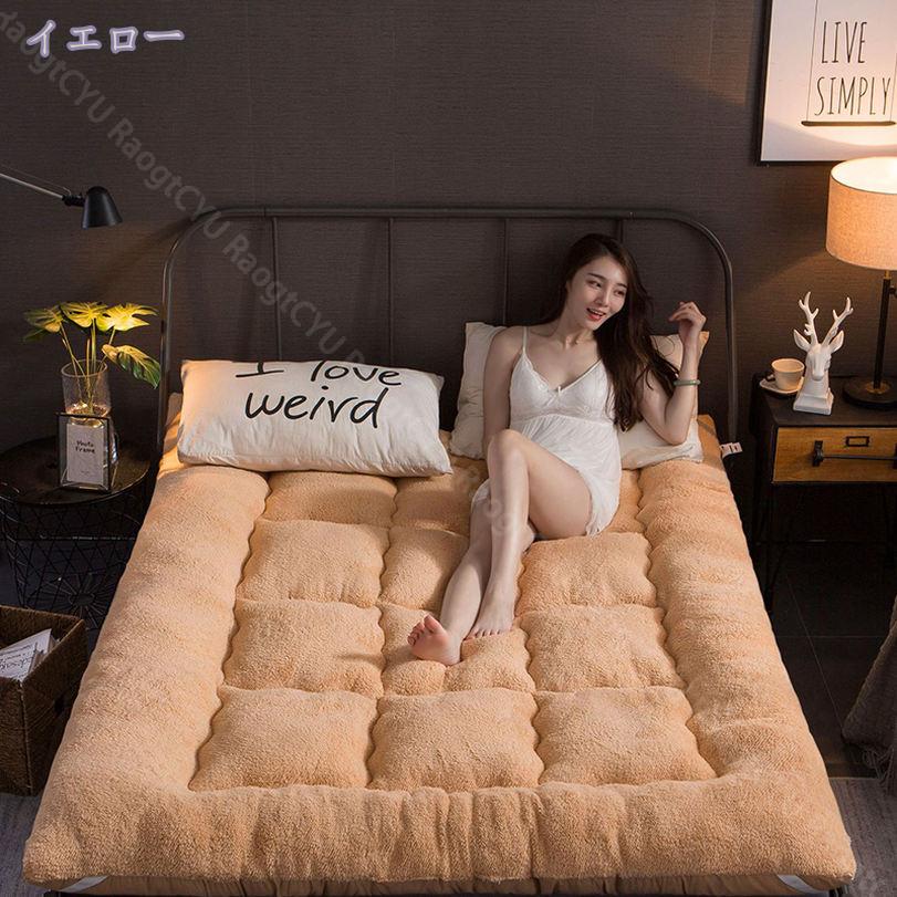 1000円OFFクーポン 敷きパッド シングル セミダブル おしゃれ ダブル 抗菌 防臭 防ダニ加工 シープ調ボア敷きパッド マット 洗える 無地 通気性 グレー 120X200cm ベッドシーツ しきパッド 冬用寝具 肌触りよい 取り付け簡単 オールシーズン 両面使える RaogtCYU [2]