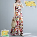 300円OFFクーポン レディース ロングワンピース ノースリーブ 綿 麻 Aライン 薄手 マキシ丈 体型カバー 無袖 ゆったり 無地 シンプル 上品 カジュアル 大きいサイズ 花柄 フレア ロング丈 綿麻ワンピース リネンワンピース 柔らか RaogtCYU