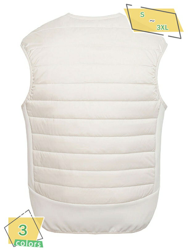 1000円OFFクーポン ダウンベスト メンズ ベスト ファスナー シンプル アウター 防寒 防風 ノースリーブ..