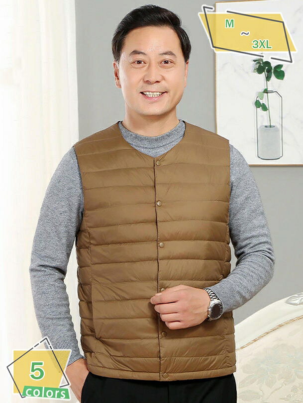 500円OFFクーポン ダウンジレ インナーダウンベスト 軽量 メンズ インナー ジレ 秋 冬 薄手 ジレ 暖かい 防寒 保温 RaogtCYU