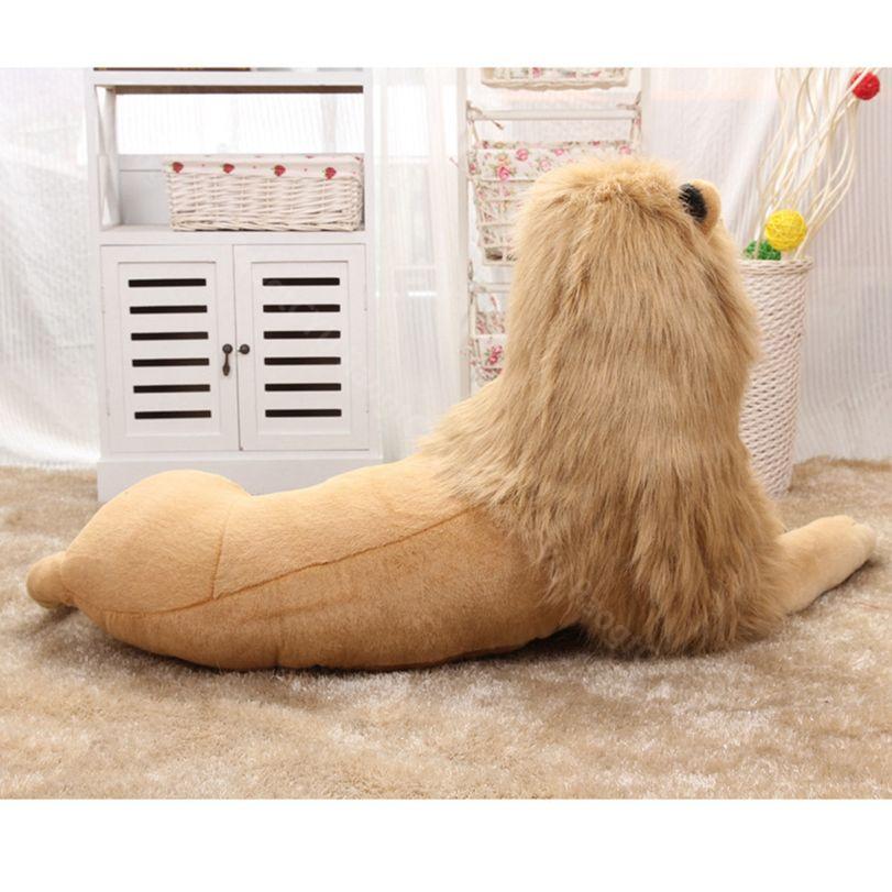 500円OFFクーポン ライオン ぬいぐるみ クッション 洗える 大きい 抱き枕 お昼寝 キャラクター ライオンのぬいぐるみ 抱き枕 ぬいぐるみ 大きいぬいぐるみ インテリア 店飾り かっこいい RaogtCYU [2]