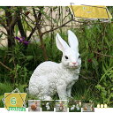500円OFFクーポン 2匹セット ガーデンオーナメント ウサギ 置物 樹脂 飾り 防水 耐久 リアル 庭の装飾プレゼント ギフト 部屋 お庭 屋外 玄関 出窓 階段 インテリア マスコット えんぎものの置物 うさぎの彫像 ホワイト ブラウン 園庭 芝生 装飾 RaogtCYU
