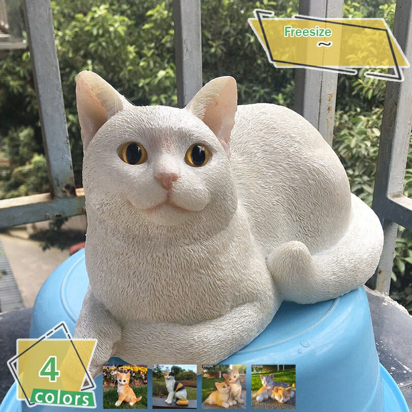 クリエーショナル樹脂置物 猫さん/猫さん 楽天市場】レジン 猫 置物の通販 クリエーショナル樹脂置物 猫さん/猫さん