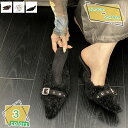 777円OFFクーポン ファー付 ミュール サンダル ミュールパンプス 美脚 レディース 7cmヒール ポインテッドトゥ サボサンダル かかとなし きれいめ 暖かい 成人式 ファーミュール 歩きやすい パーティー 結婚式 もこもこ あったか 痛くない RaogtCYU
