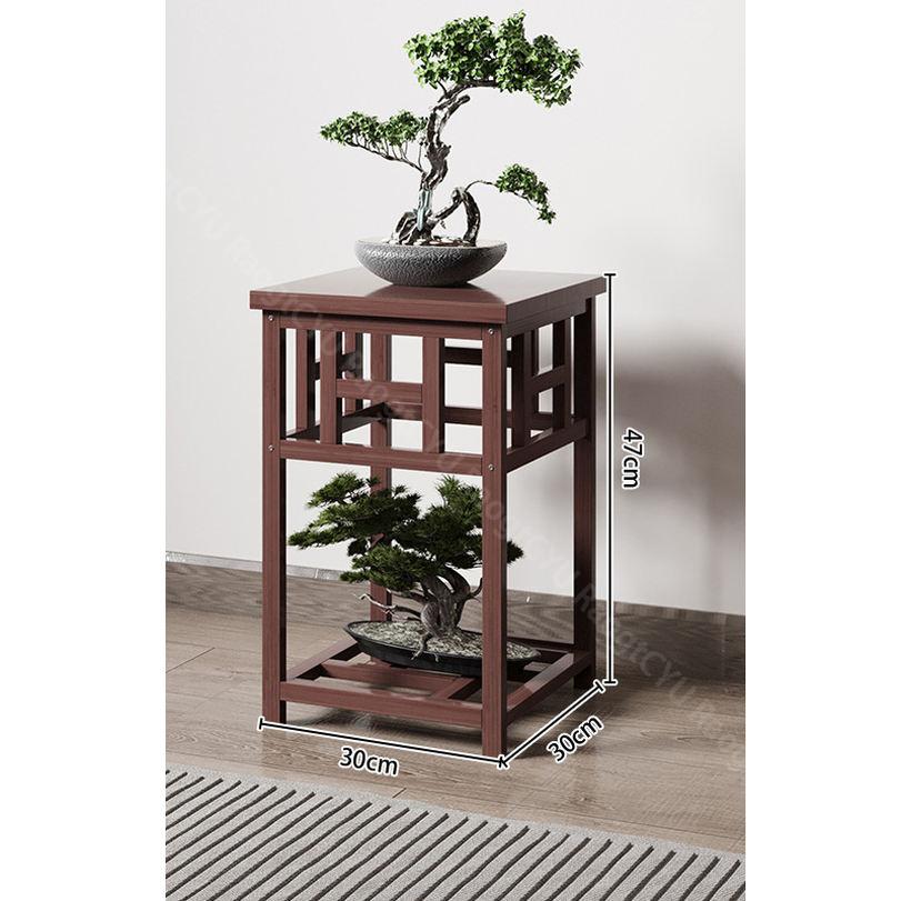 1000円OFFクーポン 花台 フラワースタンド 竹製 フラワーラック 植物ラック 中国風 ガーデニングラック かわいい 植物台 置き台 観葉植物 鉢植え 室内 屋内 おしゃれ ガーデニング タンド 北欧サイドテーブル RaogtCYU