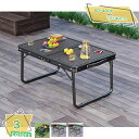 1000円OFFクーポン アウトドア テーブル 耐荷重50kg 収納袋付き 二つ折り メッシュテーブル 軽量 折りたたみテーブル 折り畳みテーブル スチール キ...