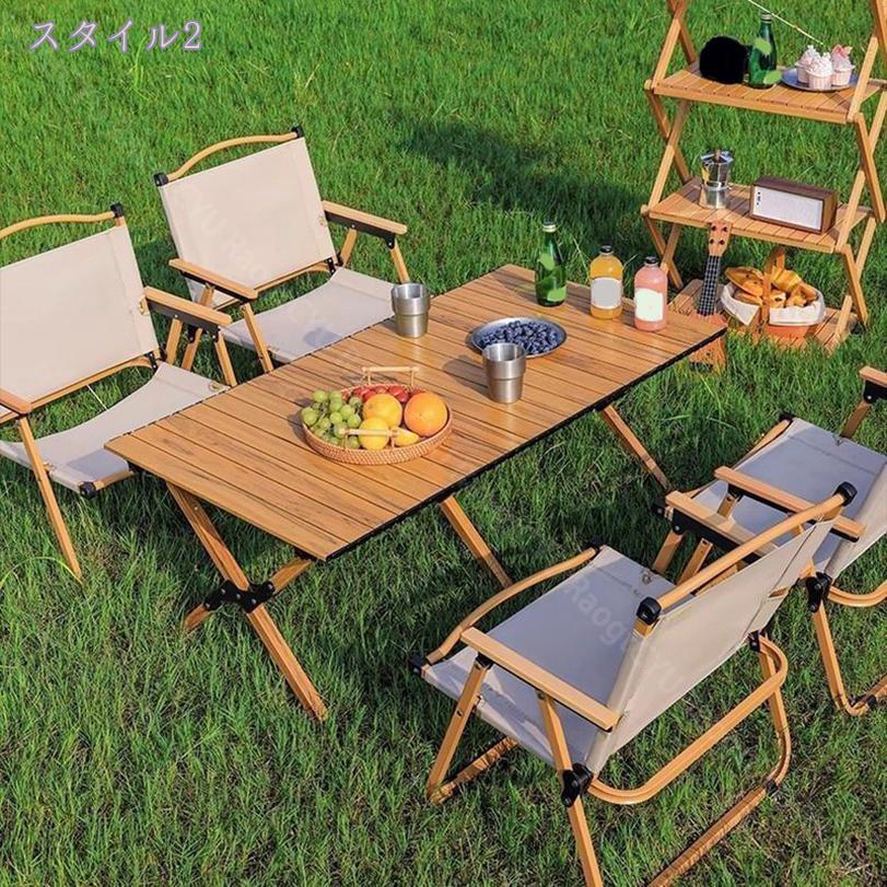 1000円OFFクーポン アウトドアテーブル 折りたたみ ロールトップテーブル コンパク...