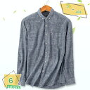 760円OFFクーポン シャツ メンズ カジュアルシャツ ワークシャツ 大きいサイズ 長袖 開襟 和風 レトロ 通気 量 ゆったり 春秋 耐摩耗 肌触りがいい ...