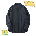 760円OFFクーポン オックスフォード シャツ メンズ ワイシャツ 長袖 インナー yシャツ ボタンダウンシャツ コーデュロイシャツ スリム 細身 大きいサイ...