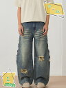 1600円OFFクーポン ウォッシュ加工 デニムパンツ メンズ デニム ワイドパンツ カジュアル デニム ジーンズ ビッグシルエット ロング カッコイイ おしゃれ RaogtCYU