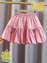 777円OFFクーポン ガールズ スカート キュロット スカート キッズ インナーパンツ付き フレア キュロットスカート 子供 学生 女の子 花柄 子供服 無地...