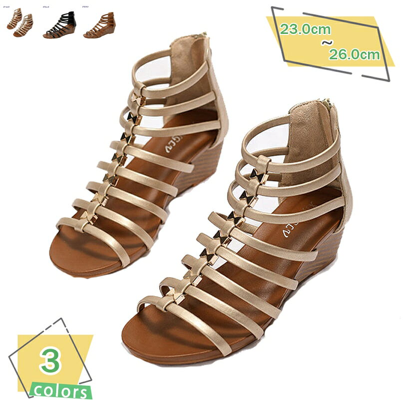 500円OFFクーポン クロスストラップ サンダル レディース ぺたんこ ウエッジソール ローヒール 歩きやすい 旅行 走れるサンダル ストラップサンダル バックジッパー 疲れない 大きいサイズ 通勤 オフィス ウェッジサンダル エスニック RaogtCYU