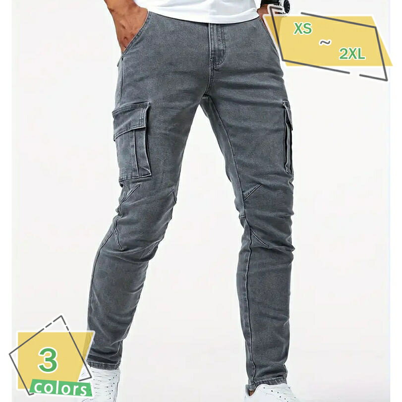 500円OFFクーポン デニム メンズ スキニー ジーンズ ダメージ カーゴパンツ デニム スリム スキニーデニム スキニー ダメージデニム ボトムス パンツ ストレッチ ストレッチパンツ 秋服 服 メンズファッション ファッション RaogtCYU