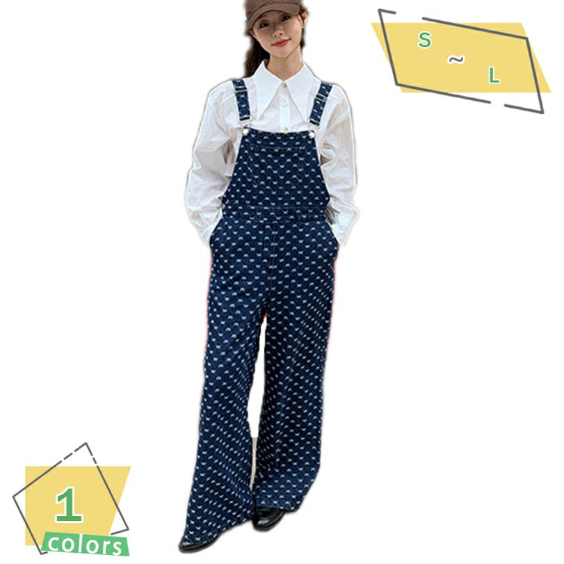 1000円OFFクーポン オールインワン デニム サロペットパンツ ロングパンツ レディース サロペット オーバーオール 春夏秋冬 デニムパンツ ジーンズ ワイドパンツ サスペンダー ズボン マキシ カジュアル ゆったり RaogtCYU