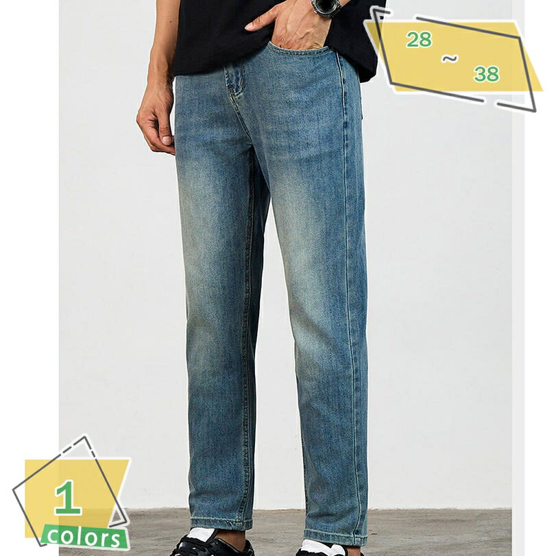 777円OFFクーポン メンズ ストレッチスリムジーンズ デニムパンツ タイトシルエット ストレッチデニム ストレッチ ロングパンツ スリムシルエット RaogtCYU