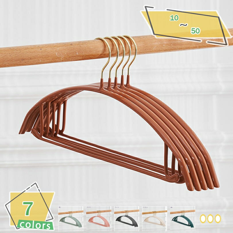 500円OFFクーポン ハンガー かたくずれ防止 跡がつかない スリムハンガー 省スペース グレー 10本組 収納 おしゃれ ズボン洗濯ハンガー 多機能ハンガー...