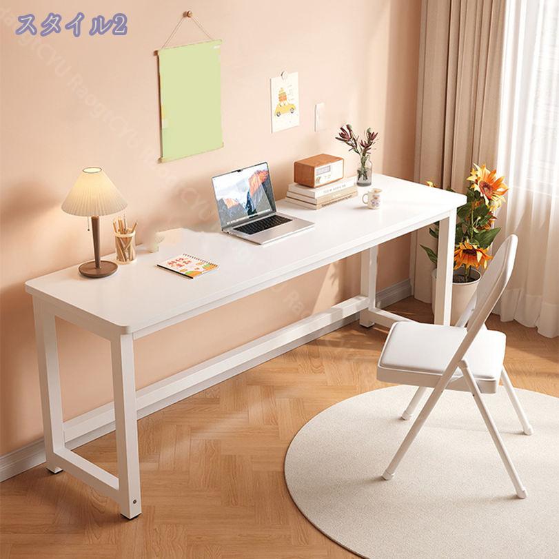 1000円OFFクーポン 勉強デスク ハイテーブル 高さ75CM パソコンデスク カウンターテーブル シンプル デスク PC机 組立簡単 机 勉強机 ワークデスク PC作業台 在宅勤務 おしゃれ 作業スペースを作る 寝室やオフィス向け 仕事机 耐震 耐久性 リモートワーク用 saibashop01-10265249 サイバーショップ01 サンプル画像3