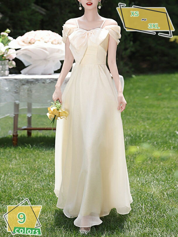 チュール ロングドレス 海外挙式 レディース ミモレ丈 マキシ丈 コンサート フォーマル Aライン 撮影用 ウェディングドレス ファッション 春 秋 結婚式 エレガント 着痩せ ワンピース 花嫁 イブニングドレス RaogtCYU