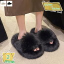 500円OFFクーポン 厚底 ミュール 冬 ファー オープントゥ ファーサンダル 可愛い あったか ファースリッパ 外履き 美脚 結婚式 ローヒール オシャレ 秋冬 ファーミュール 裏起毛 保温 防滑 オフィス ミュールサンダル レディース ふわふわ RaogtCYU