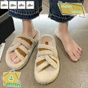 ファー サンダル ウェッジソール つっかけ サボ ミュール レディース ローヒール 厚底 3cm コンフォート スリッパ オフィス 履き替え もこもこ 可愛い 軽量 歩きやすい 滑り止め ファーシューズ 秋冬 カジュアル 室外履き RaogtCYU