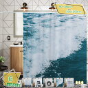 500円OFFクーポン 北欧風シャワーカーテン 撥水加工 お風呂 バスカーテン 防水浴室の装飾 間仕切り 浴室カーテン 防水防カビ 速乾 軽量 取付簡単 カーテ...