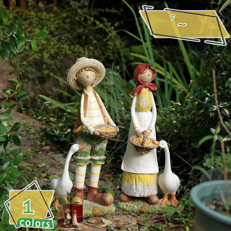 2000円OFFクーポン ガーデンオブジェ 女の子 置物 屋外 防水 ガーデニング 庭 ガーデンオーナメント オブジェ インテリア雑貨 大きい 可愛い 誕生日 プレゼント アウトドア デコレーション 飾り物 庭の置き物オブジェ 玄関外 RaogtCYU(4)