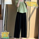 500円OFFクーポン ワイドパンツ レディース ズボン 春 夏 ロングパンツ ハイウエスト ゆったり ストレートパンツ ウエストゴム きれいめ 大きいサイズ 体型カバー ワイドパンツ ロングパンツ カジュアル 長ズボン お出かけ RaogtCYU