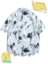 夏服 メンズ シャツ 半袖 ボタンダ 開襟 ゆったり大きいサイズ 重ね着風 シャツ シンプル オシャレ 軽い 柔らかい 快適 ストリート カジュアル 夏服 薄手 快適 襟付き トップス 体型カバー サマージャケット 紳士服 RaogtCYU