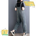 サロペット デニム レディース サロペット パンツ オールインワン オーバーオール 大きいサイズ デニム 春物 夏物 レディース RaogtCYU