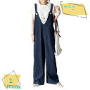 大きいサイズ レディース ボトムス パンツ サロペット オールインワン ワイドサロペットデニムパンツ サロペットパンツ ワイドパンツ デニム ジーパン オーバーオール 春服 夏服 秋服 RaogtCYU