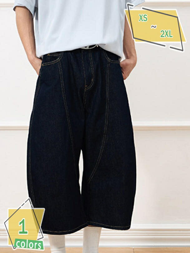 1000円OFFクーポン メンズ デニム クロップドパンツ レディース 7分丈 ハーフデニムパンツ 大きいサイズ 春 夏 ジーンズ キャンプ 普段着 RaogtCYU